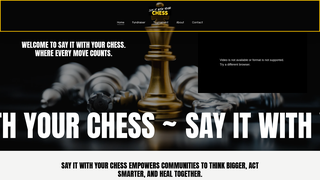 Thumbnail of sayitwithyourchess.net