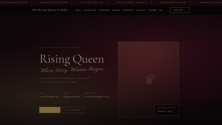 Screenshot of therisingqueenofindia.com