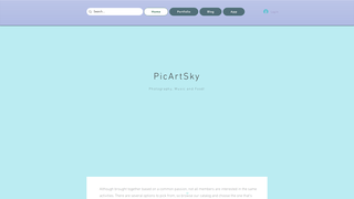 Thumbnail of picartsky.com