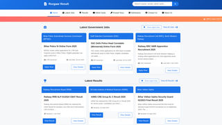 Thumbnail of rozgaarresult.com