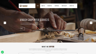 Thumbnail of vikashcarpenter.com