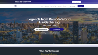 Screenshot of remoteworldsummit.com