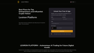 Thumbnail of lexironplatform.com