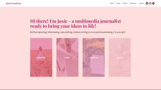 Thumbnail of josiegoodrich.com