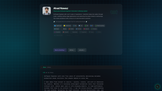 Screenshot of ahadnawaz.dev