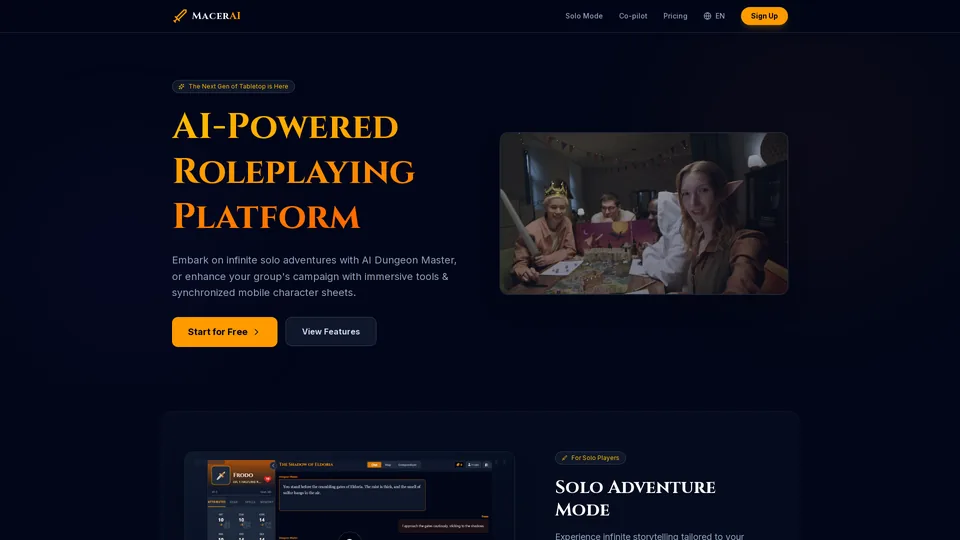 Screenshot of macer.ai