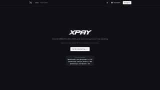 Screenshot of sendviaxpay.com