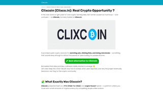 Thumbnail of clixcoin.net