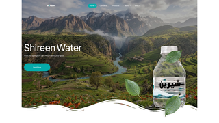 Screenshot of shireenwater.net