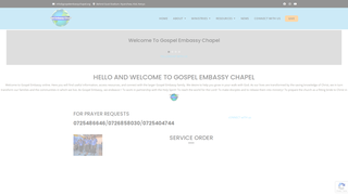 Thumbnail of gospelembassychapel.org