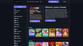 Thumbnail of millionercasinocanada.com