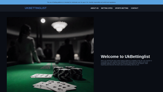 Thumbnail of ukbettinglist.com