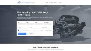 Thumbnail of turboshiftautoparts.com
