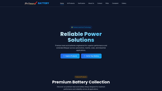 Thumbnail of primexbattery.com