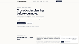 Screenshot of bordercase.com