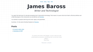 Thumbnail of jamesbaross.com
