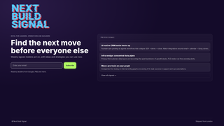 Thumbnail of nextbuildsignal.com