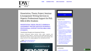 Thumbnail of penviewwriting.com