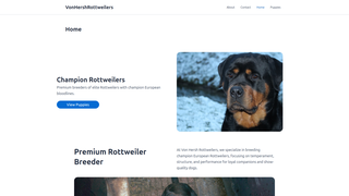 Thumbnail of vonhershrottweilers.com