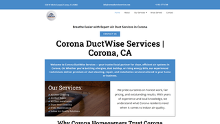 Thumbnail of coronaductwiseservices.com