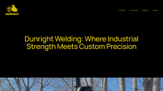 Thumbnail of dunrightwelding.com