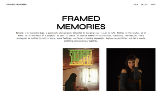 Thumbnail of framedmemories.org