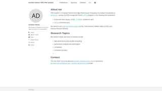 Thumbnail of adelval.net