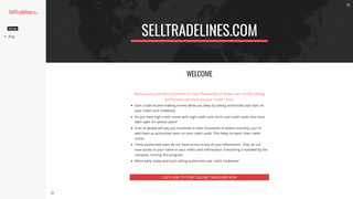 Thumbnail of sellingtradelines.com