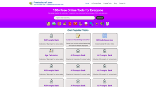 Thumbnail of freetoolscraft.com