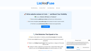 Thumbnail of listandfuse.com