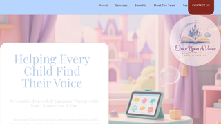 Screenshot of onceuponvoice.com