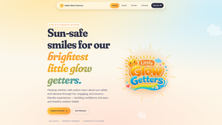 Screenshot of littleglowgetters.org