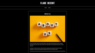 Thumbnail of flare-decent.com