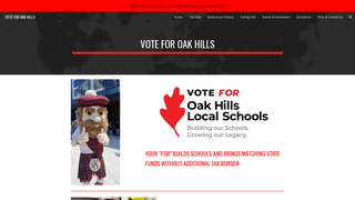 Thumbnail of voteforoakhills.org