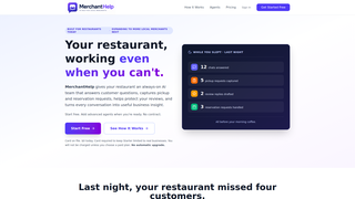 Screenshot of merchanthelp.ai