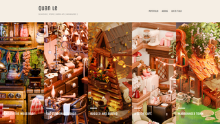 Screenshot of artbyquan.com