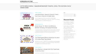 Thumbnail of koreaholics.com