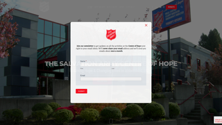 Screenshot of salvationarmyabbotsford.ca