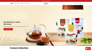 Thumbnail of harmonybrewtea.com