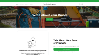 Thumbnail of frontiercalling.com