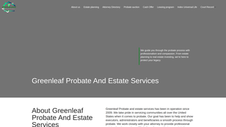 Thumbnail of greenleafprobateservices.com