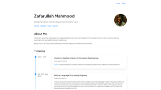 Thumbnail of zafarmahmood.com