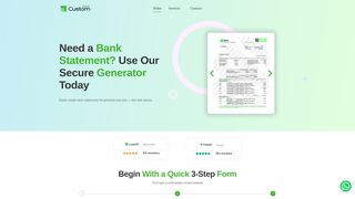 Thumbnail of bankstatementgenerators.net