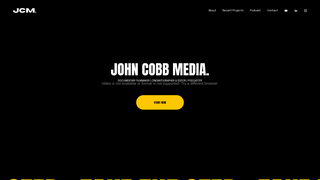 Screenshot of johncobbmedia.com