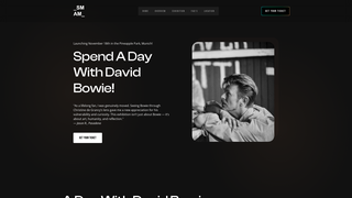 Screenshot of adaywithdavidbowie.com