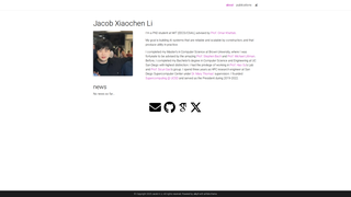 Thumbnail of jacobxli.com