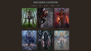 Thumbnail of craigmaherart.com
