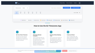 Thumbnail of eztimezones.com