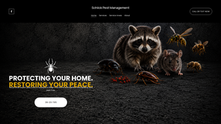Screenshot of schlickpestmanagement.com