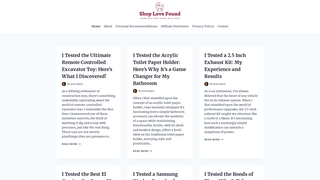 Thumbnail of shoplovefound.com